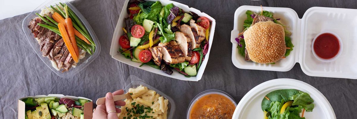 Takeaway Food A tasty selection of takeaway meals.