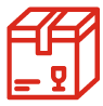 A small red icon of box.